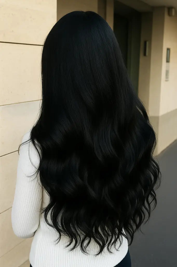 Extension à Fil Cheveux Naturel Noir